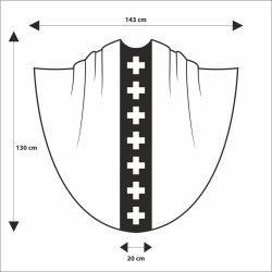 copy of CASULA GÓTICA "JESUS RESSUSCITADO" - URB: "Jezus Zmartwychwstały”